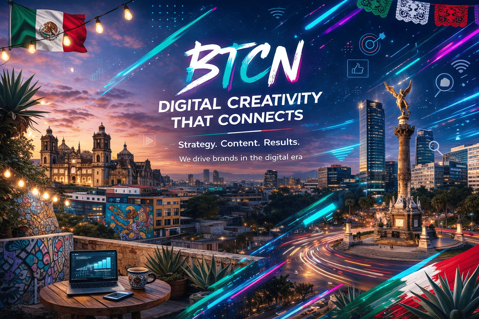 Visual principal creativo de BTCN